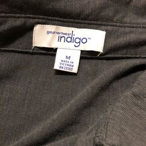 Grey long sleeve button up